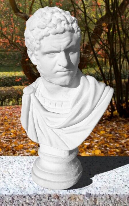 BU37/B - BUSTO DI CARACALLA IN MARMO CEMENTO