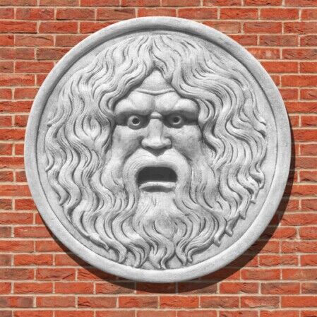 PA40/B - BOCCA DELLA VERITA' IN MARMO CEMENTO
