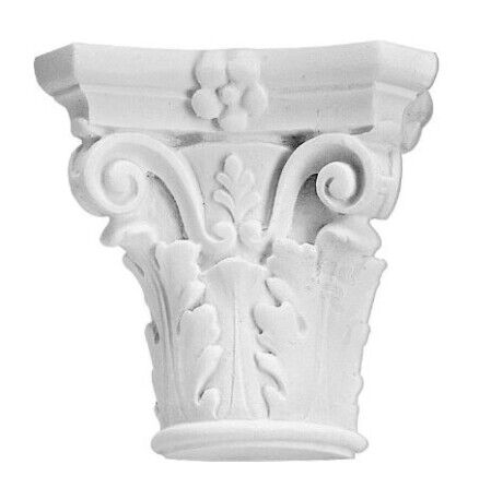 1118/KX - CAPITELLO CORINZIO IN POLVERE DI MARMO DI CARRARA