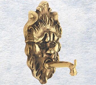 0268/2P - MASCHERONE LEONE CON BOCCA AD EROGAZIONE CONTINUA (1/2")