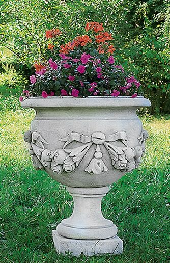 Grande Rotondo Giardino Urna Pianta Vaso Vasi Fiori da Esterno