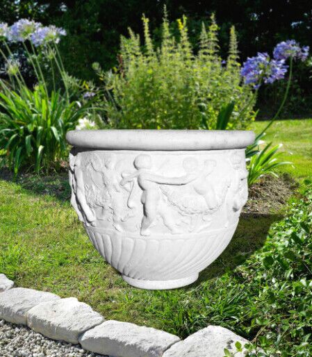 74/S - VASO TURRI IN MARMO CEMENTO