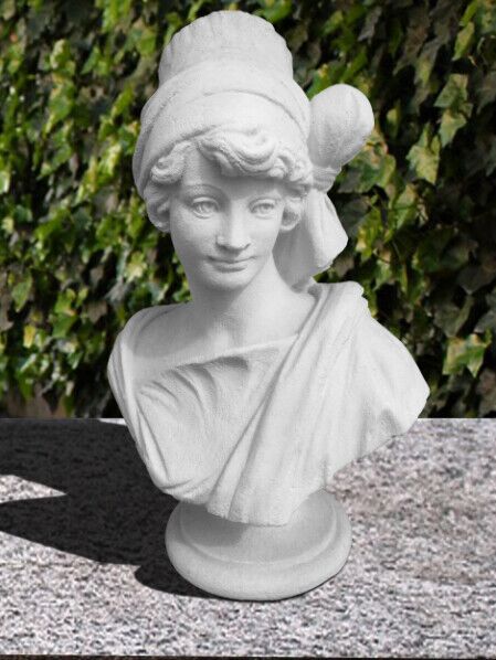 475/S - BUSTO DI ARLETTE IN MARMO CEMENTO