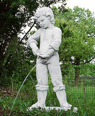 5729C/DG - MANNEKEN PIS IN MARMO CEMENTO