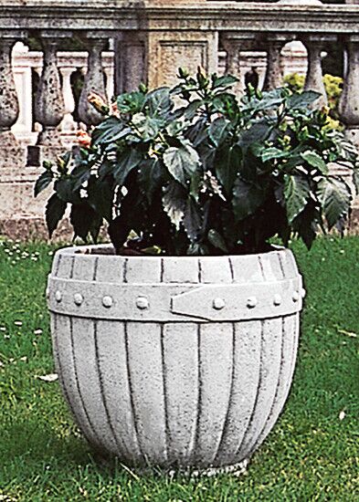 93/S - VASO BOTTE IN MARMO CEMENTO