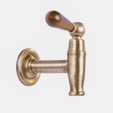 0273/L - RUBINETTO TIPO "800" CON MANIGLIA IN LEGNO (1/2")