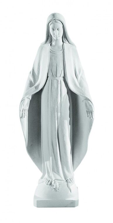 2047/KOS - BEATA VERGINE IMMACOLATA IN POLVERE DI MARMO DI CARRARA