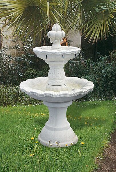 906/I - FONTANA A CASCATE VITALIS IN MARMO CEMENTO