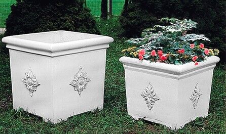 TC868/DG - TC869/DG - VASO QUADRO IN MARMO CEMENTO