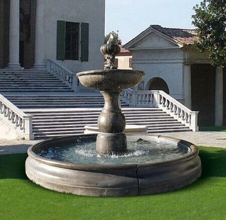 950/I - FONTANA A CASCATE PALLADIO IN MARMO CEMENTO