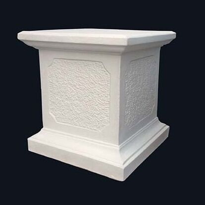 664/S - BASE QUADRATA IN MARMO CEMENTO