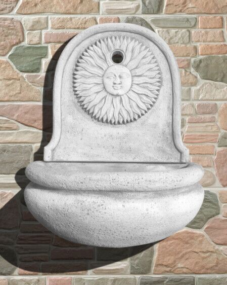 FO10/S - FONTANA MURO SOLE IN MARMO CEMENTO