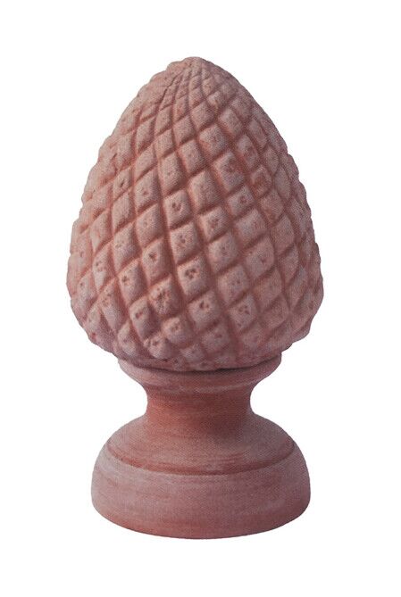 42401/MR - 42402/MR - PIGNA IN TERRACOTTA CON BASE ROTONDA