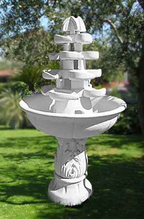 FNC23/B - FONTANA A CASCATE NIAGARA IN MARMO CEMENTO