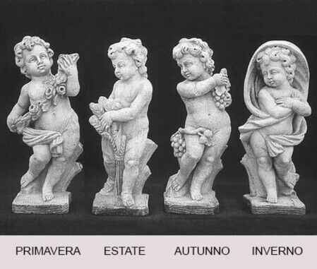 390A/S - 390B/S - 390C/S - 390D/S - PUTTI STAGIONI IN MARMO CEMENTO