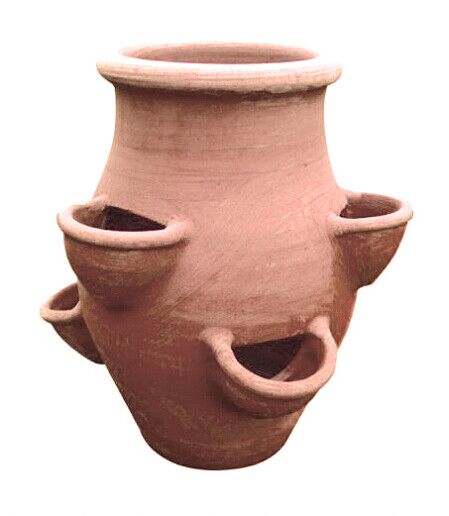 ANFORA CON TASCHE IN TERRACOTTA