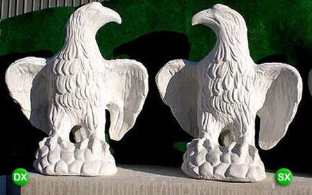 769/S - 770/S - AQUILA IN MARMO CEMENTO