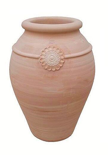 T03170/MR - ORCIO CON ROSONE IN TERRACOTTA