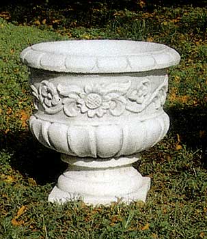 21/S - VASO DUCALE PICCOLO IN MARMO CEMENTO