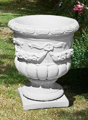 20B/S - VASO DUCALE MEDIO IN MARMO CEMENTO