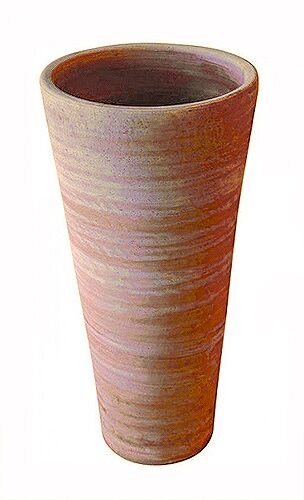 VASO A CONO IN TERRACOTTA