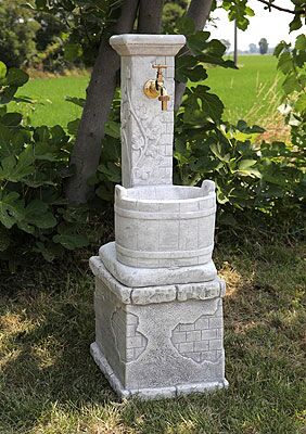1816/DA - FONTANA VEDOVELLA VALENTINA IN MARMO CEMENTO