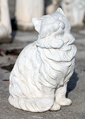 CG14/B - CG15/B - GATTO SIAMESE IN MARMO CEMENTO