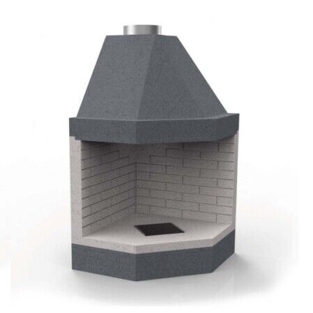 KR130/EM - CAMINETTO ANGOLARE PREFABBRICATO