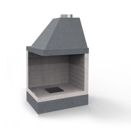 KR65X65/EM - CAMINETTO ANGOLARE PREFABBRICATO