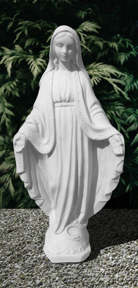 STS15/B - MADONNA IMMACOLATA IN CEMENTO E POLVERE DI MARMO